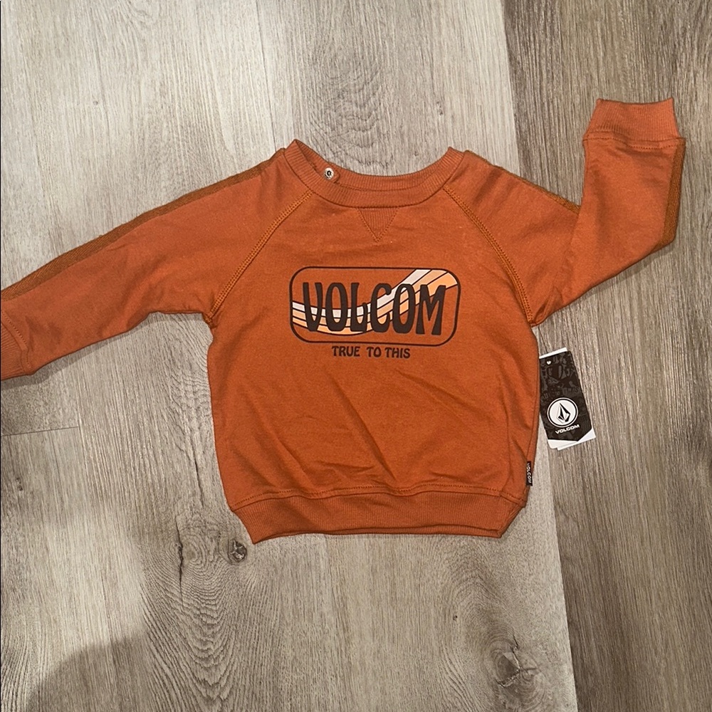 Volcom Kids Orange Sweatshirt